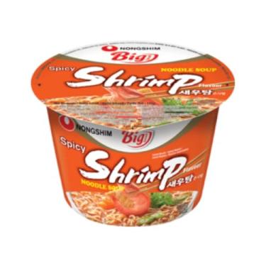 Imagem de Lamen Coreano Camarão Apimentado Shrimp Spicy Big Bowl Noodle Soup 115g - Nong Shim