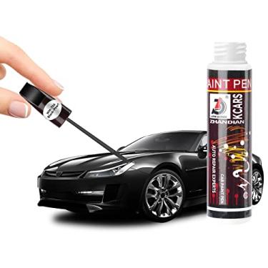Imagem de Kcars Tinta de retoque para carros, caneta removedor de arranhões de carro, caneta de reparo de arranhões de carro dupla e fácil para vários carros (preto pérola)