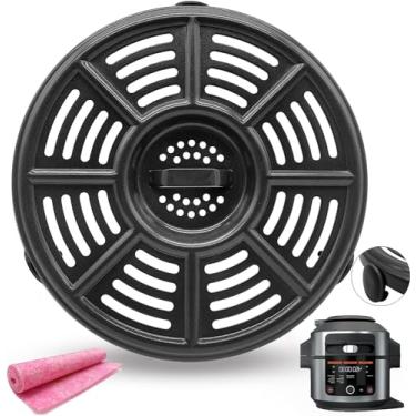 Imagem de QLRGNE Prato de fritadeira a ar para Ninja 6,5 QT OL500/OL501 Foodi panela de pressão e fritadeiras a ar, rack de fritadeira de ar premium, grelha de inserção de placa de grelha para fritadeira a ar