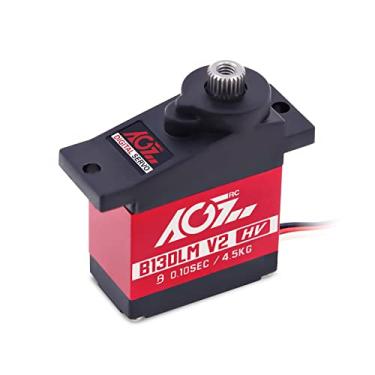 Imagem de AGFrc Sub-Micro Servo Motor - Caixa de metal atualizada com engrenagem de titânio 13 g 3,8 kg Mini Servo para aviões RC RC 1/14 1/18 1/24