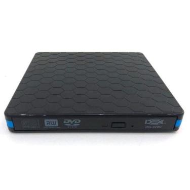 Imagem de Leitor Gravador De Cd Dvd-Rw Externo Usb 3.0 Type-C