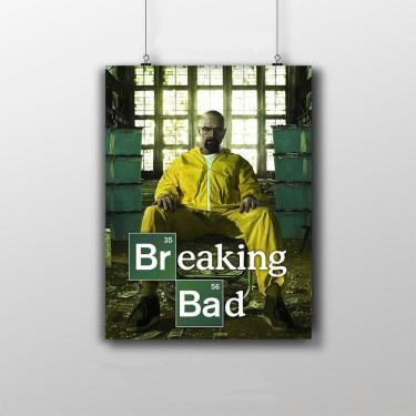 Imagem de Placa Decorativa Breaking Bad Poster Série