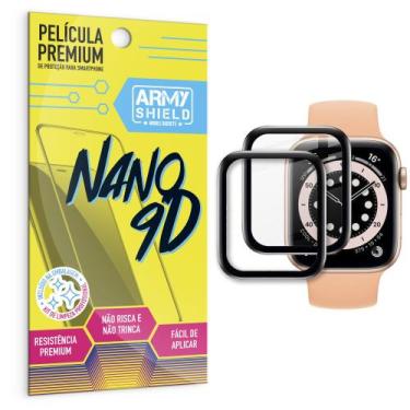 Imagem de Kit com 2 Películas Protetoras Apple Watch 40mm Premium Nano 9D - Army