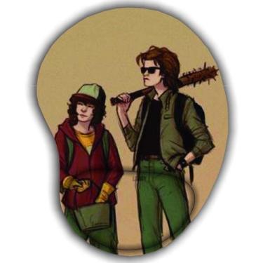 Imagem de Mouse pad estampado Stranger things animação com apoio confortavel - J
