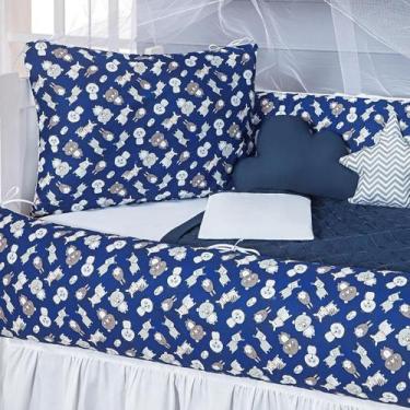 Imagem de Kit Berço Americano Ursinho Panda Menino E Menina 13 Pecas - De Luca E