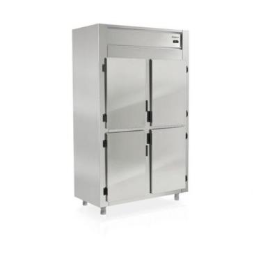 Imagem de Geladeira Comercial 4 Portas Inox 1044L Gelopar GREP-4P AI 220v, 220V