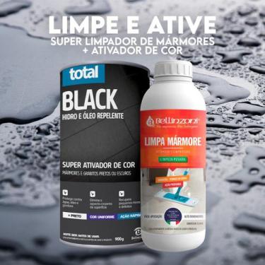 Imagem de Total Black Bellinzoni 500ml  900ml Ativador De Cor Nero Marquina Óleo