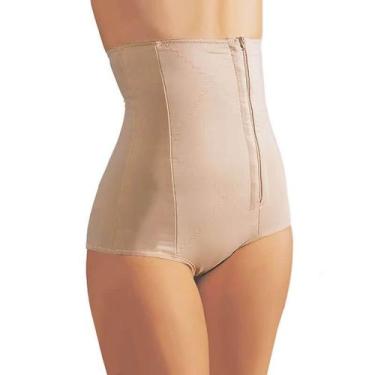 Imagem de Cinta Pós Parto Leann/Disfarce 4355 Zíper na Lateral, Chocolate, 42