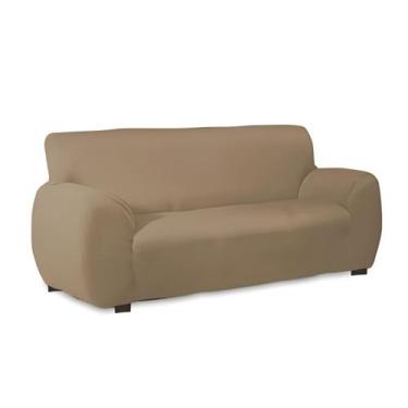 Imagem de Capa para Sofa Malha Gel Lisa 3 Lugares Gold 100% Poliéster - Love4Hom