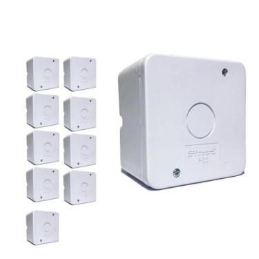 Imagem de 10 Caixa Protetora De Plug Para Câmeras Cftv Interno Externo - STILUS