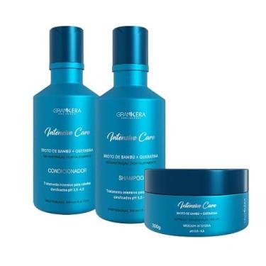 Imagem de Kit Home Care Broto de Bambu, Shampoo 300ml, Condicionador 300ml, Máscara Capilar 300g, Grankéra
