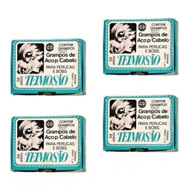 Imagem de Grampo Teimoso N7 Loiro Caixa C/100un Kit 03 Caixas Grandes Incolor, 0