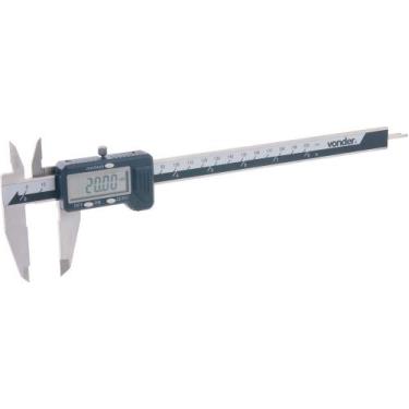 Imagem de Paquímetro digital 200mm 0,01mm aço inox pd-200 - Vonder