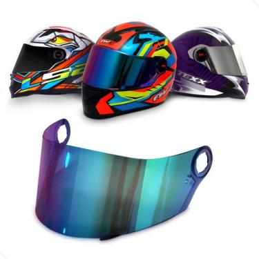 Imagem de Viseira de Capacete Camaleão Proteção UV Acessórios Motociclistas. - M