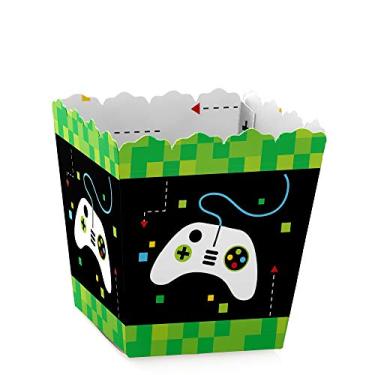 Imagem de Game Zone – Mini caixas de lembrancinhas de festa – Pixel Video Game Party ou Birthday Party Treat Candy Boxes – Conjunto com 12