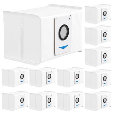 Imagem de Sacos de pó para aspirador de pó ECOVACS DEEBOT X1 OMNI Turbo T10 T20 Omni T20/T20 Max/T20 Pro/X&T Series, filtragem eficaz de 4 camadas para saco de pó Omni Deebot T20