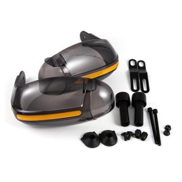 Imagem de Protetores de mão universais para motocicletas, protetores de mão universais de 7/20.3 cm, 22 mm e 1 1/20.3 cm 28 mm, protetores de mão para guidão de motocross, quadriciclo, scooter