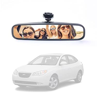Imagem de Espelho retrovisor, espelho retrovisor diurno e noturno, compatível com Hyundai Sonata Tuson Accent Azera Elantra Santa FE Tiburon & Kia Optima Amanti Rio Rondo Spectra Sportage