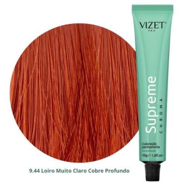 Imagem de Coloração Supreme Chroma 9.44 Loiro Muito Claro Cobre Intenso 50gr Viz