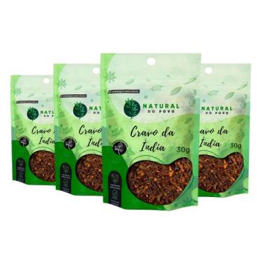 Imagem de Cravo da Índia em Pó Qualidade Superior Kit 4 Pouch 50g  - Natural do 
