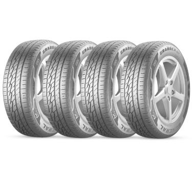 Imagem de Kit 4 Pneu General by Continental 235/60r16 100h Tl Fr Grabb