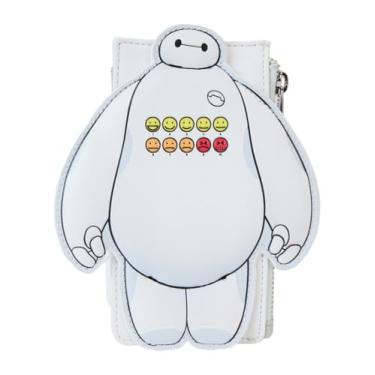 Imagem de Loungefly Porta-cartão grande Disney Big Hero 6 10th Anniversary Baymax Pain Scale, Branco, Porta-cartão
