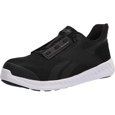 Imagem de Reebok Tênis masculino Rb4023 Sublite Legend Athletic Work Composite Toe Preto e Branco Industrial e Construção, Preto, 11 Wide