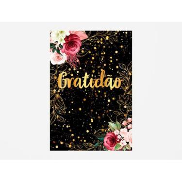 Imagem de Painel De Festa Vertical 1,50 x 2,20 - GratidãoFloral Efeito Brilhos D
