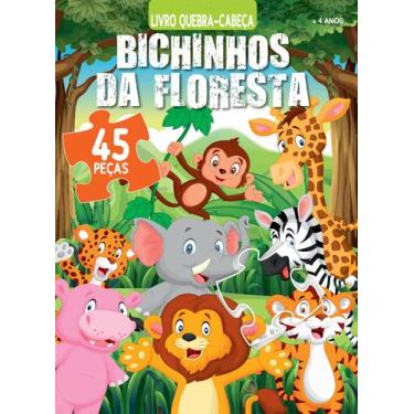 Imagem de Livro - Bichinhos da floresta - Livro quebra-cabeça