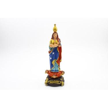 Imagem de Imagem Nossa Senhora da Abadia Importada Resina 20 cm - Amém Decoração