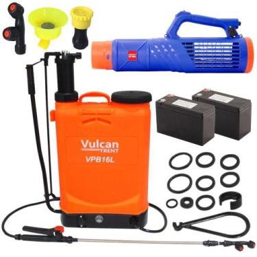 Imagem de Pulverizador Vulcan VPB16L8N12B 16L com Bateria 8 Amperes + Acessório 