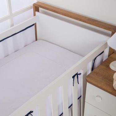 Imagem de Tela Protetora Laterais Berço Com Tiras Autocolantes Nas Pontas - MB, 