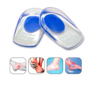 Imagem de Calcanheira Silicone Ortopédica 1 Par Previne Lesões - Comfort Hell Cu
