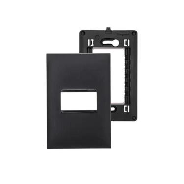 Imagem de Placa Espelho 4x2 1 mod. Legrand Pial Plus+(mais) 618501PT+