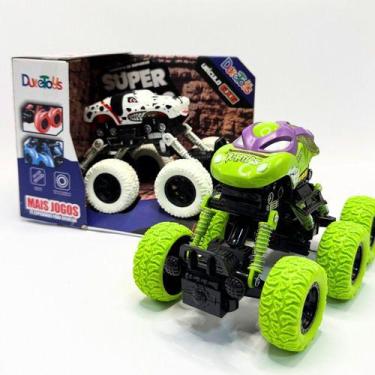 Imagem de Carrinho De Fricção Monster Truck 6x6 Carro Super Rodas - Duarte Shop,