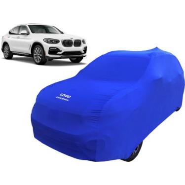 Imagem de Capa De Tecido Para Proteção Do Carro Bmw X4 Luxo - Mz, Azul