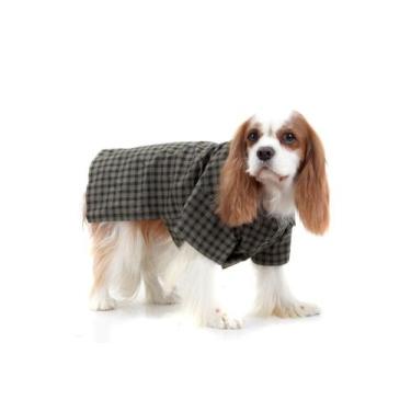 Imagem de Camisa Xadrez para Cachorro e Gato Pet - Bichinho Chic, Verde, 4