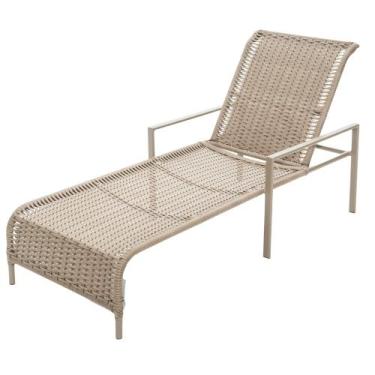 Imagem de Espreguiçadeira Tolouse Fibra Sintética Ipe - DESS Art Mobilia, Fendi 
