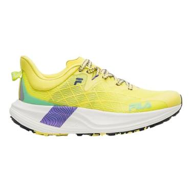 Imagem de Tênis Fila Racer Skytrail Amarelo Roxo e Verde - Feminino - 37 - Amarelo