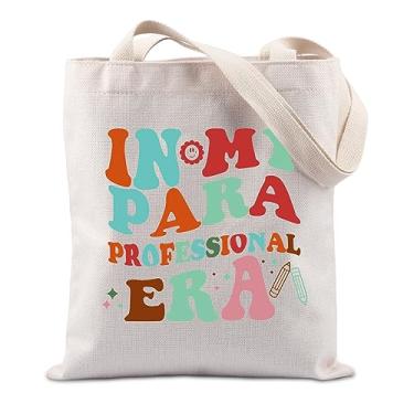 Imagem de Lywjyb Birdgot Para Gift In My Paraprofessional Era Tote Bag Teacher Aide Gift Teacher Appreciation Gift, Bolsa Paraprofessional Era, Large