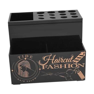 Imagem de harayaa Salão de cabeleireiro Tesoura Rack Barbeiro Tesoura Titular Caixa Barbeiro Acessórios Rack Tesoura Titular Organizador Salão para Escovas