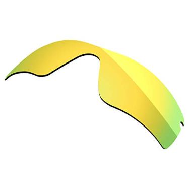 Imagem de Firtox Lentes polarizadas de substituição compatíveis com óculos de sol Oakley Radar Path/Radar Path Asian Fit (AF) - Opções, Ouro luxuoso - polarizado, One Size