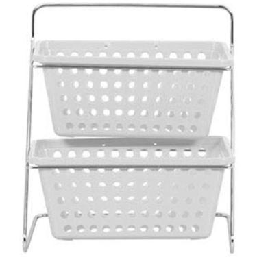 Imagem de Organizador De Bancada Duplo Nº 2 Branco