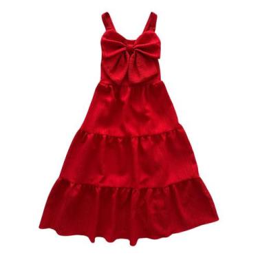 Imagem de Vestido Infantil Estiloso Fetsas Casamento Natal Fim de Ano Roupa Femi