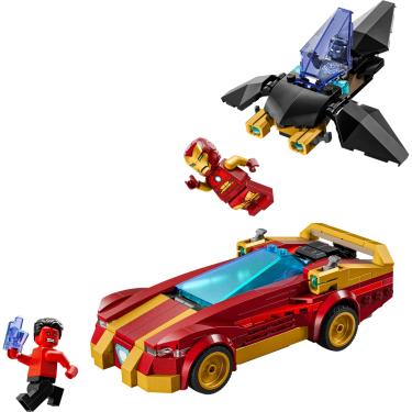 Imagem de LEGO® Marvel - Carro do Homem de Ferro e Pantera Negra vs Hulk Vermelho