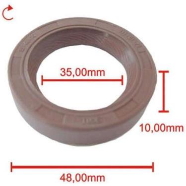 Imagem de Retentor dianteiro do virabrequim Audi Tt 1998 a 2014 BASTOS