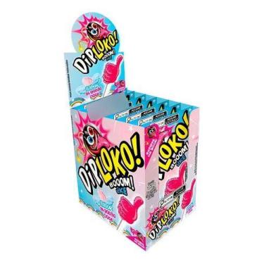 Imagem de Pirulito Dip Loko Booom Like Algodão Doce 15u De 11g