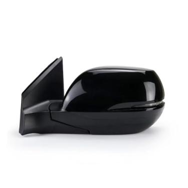 Imagem de Compatível com Honda CRV CR-V 2012 2013 2014 2015 2016 RM1 RM2 RM4, conjunto de retrovisor automotivo, conjunto de espelho lateral externo automático 5/7/9 pinos(1PC 5pin Left Black)