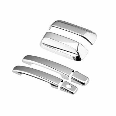 Imagem de SEGADEN Capa de maçaneta cromada compatível com Nissan Xterra 2005-2015 com tampa do puxador lateral traseiro (4 portas sem abertura do passageiro) XG7509B