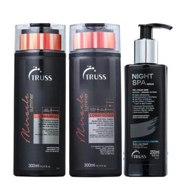 Imagem de Truss Miracle Summer Kit Shampoo Condicionador e Night Spa Serum 250ml